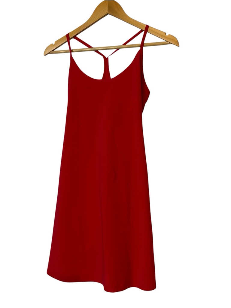 Outdoor Voices Exercise Dress Red Women’s Size S.